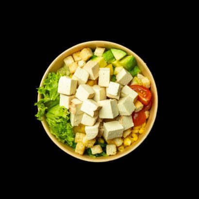 Bowl Veggie mit Tofu und Käse, 