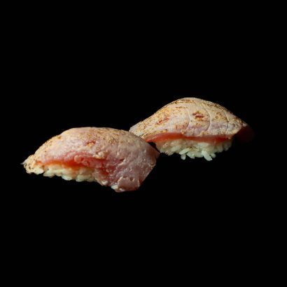 Gegrillter Thunfisch Nigiri, 2 Stück