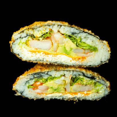 Sushi Burger Garnelen, 